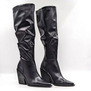 •Charles David• Wire Knee High Boots